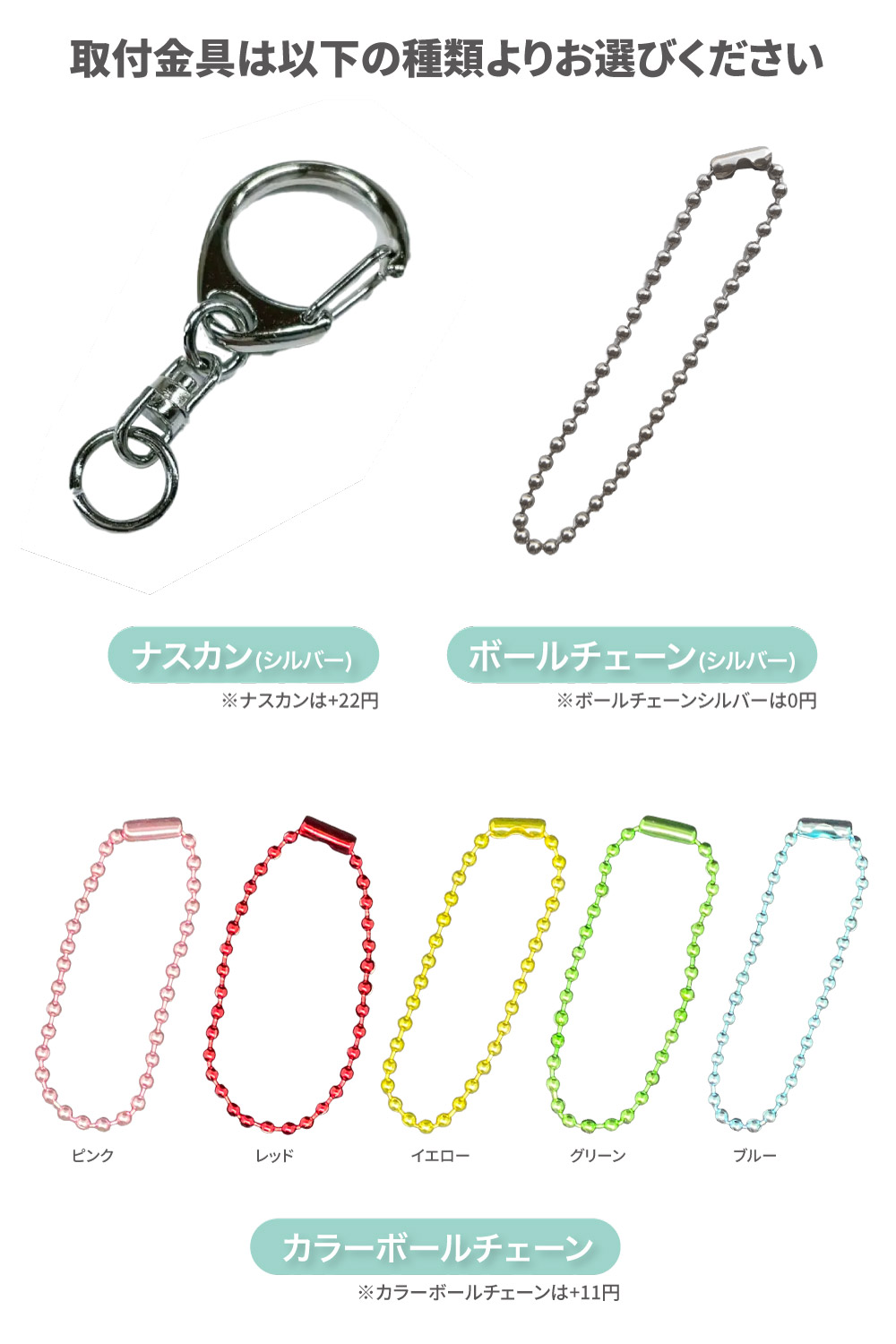アクキー取付金具